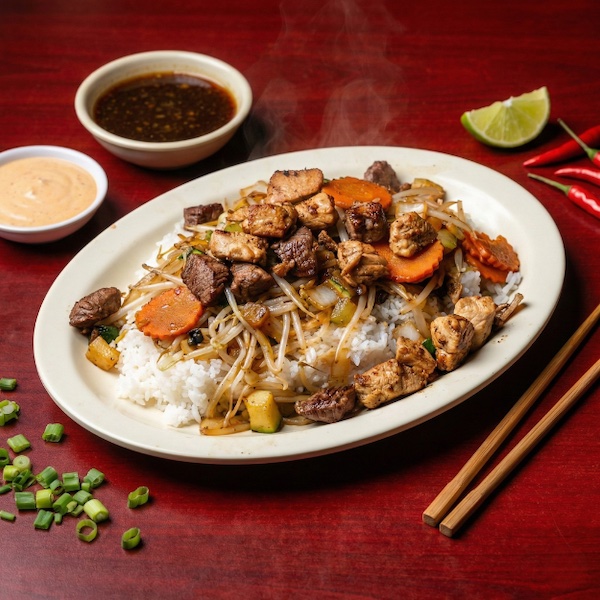 Hibachi Entrees Selection